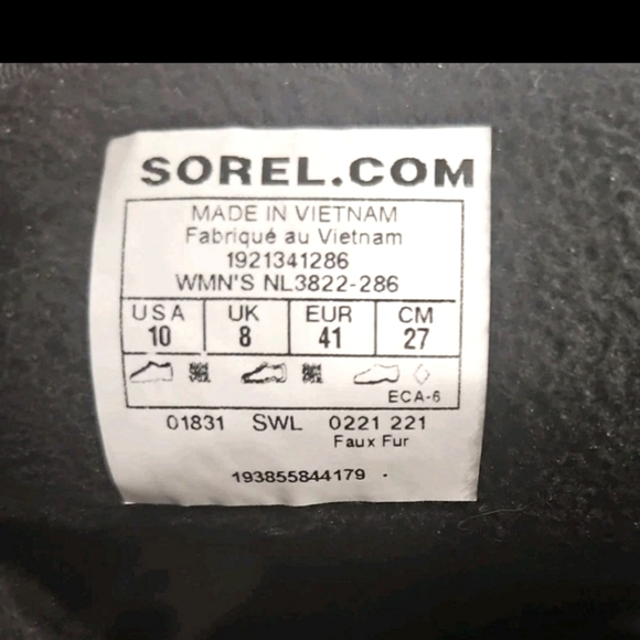 Sorel Whitney II Short Lace WP Waterproof Women's Boots Quarry Size 10 - Picture 6 of 8